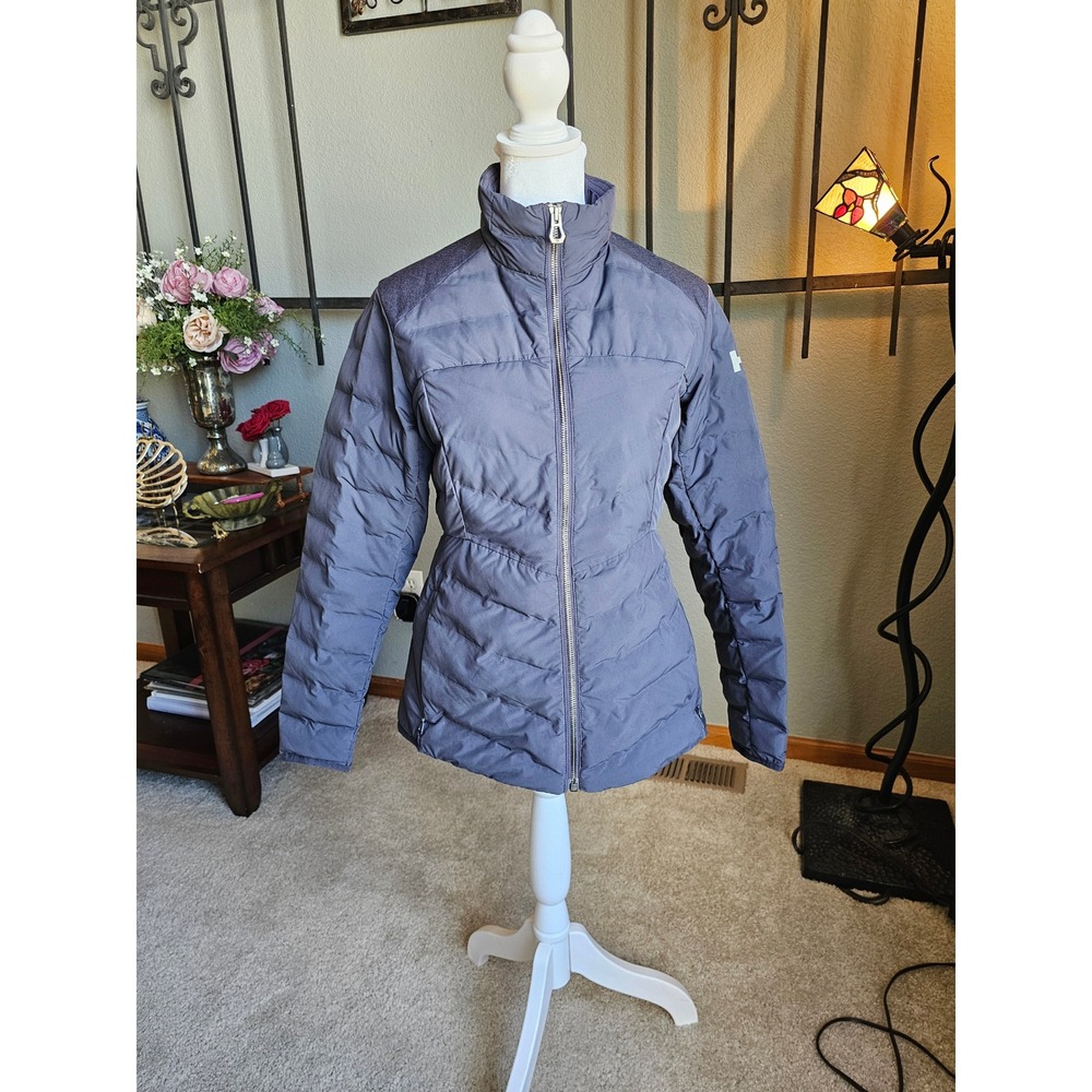 Helly Hansen Astra Hybrid Jacket Womens XS Navy Blue Quilted Full Zip Insulated